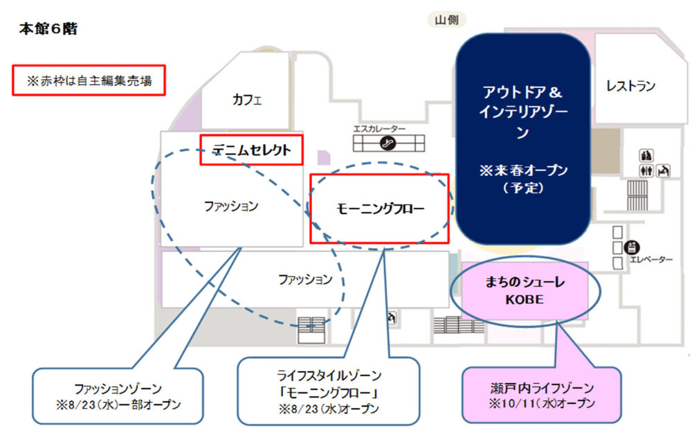 神戸阪急 そごう リニューアル オープン 改装