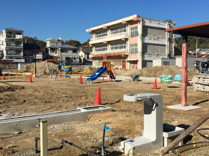 兵庫区の「平野小学校」跡地が「公園」になってる。来年の春には遊べるみたい | 神戸ジャーナル