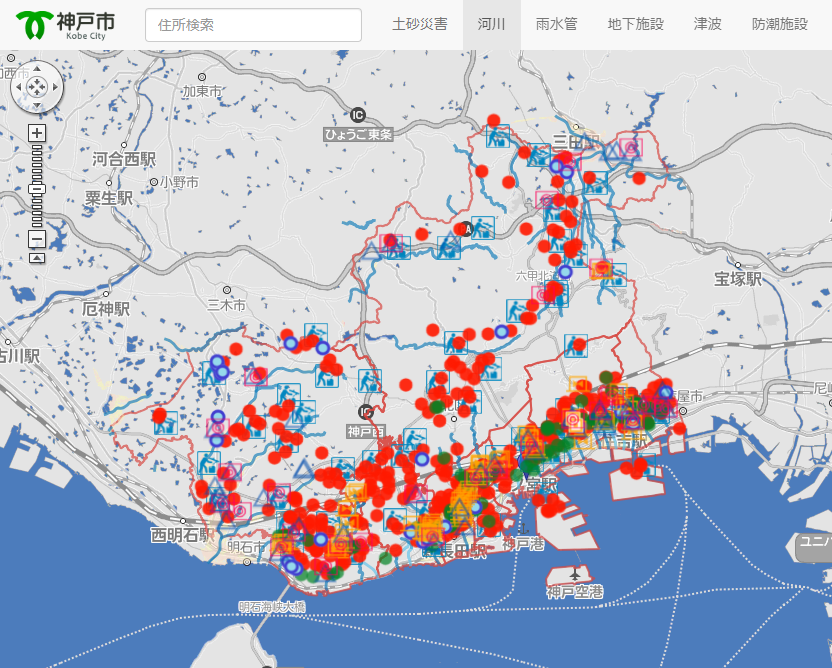 相次ぐ豪雨災害。神戸での洪水・浸水・土砂災害、身近な危険を確認して