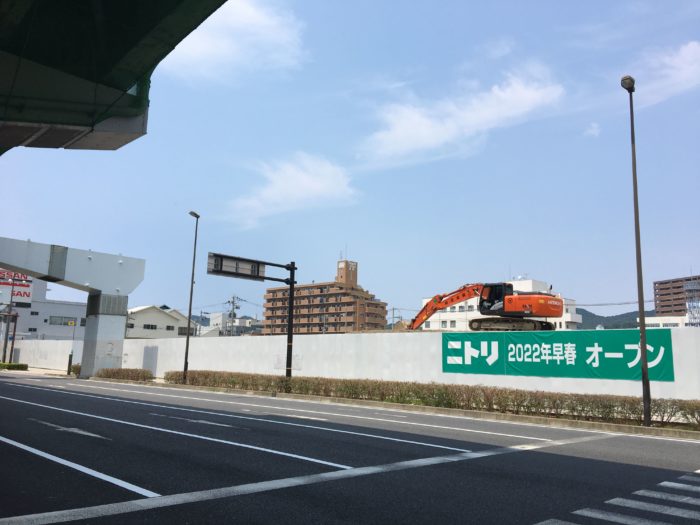 長田区の国道2号線沿いに家具量販店 ニトリ を作ってる 3階建ての大型店舗になるみたい 神戸ジャーナル