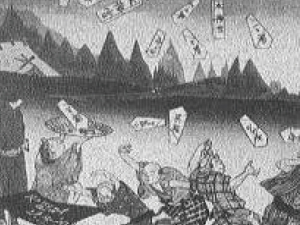 お札が降る