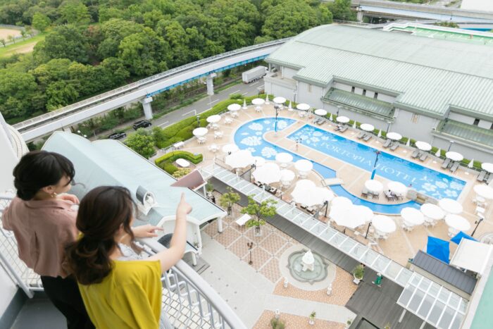 神戸ポートピアホテル ルーフガーデンプール ナイトプール