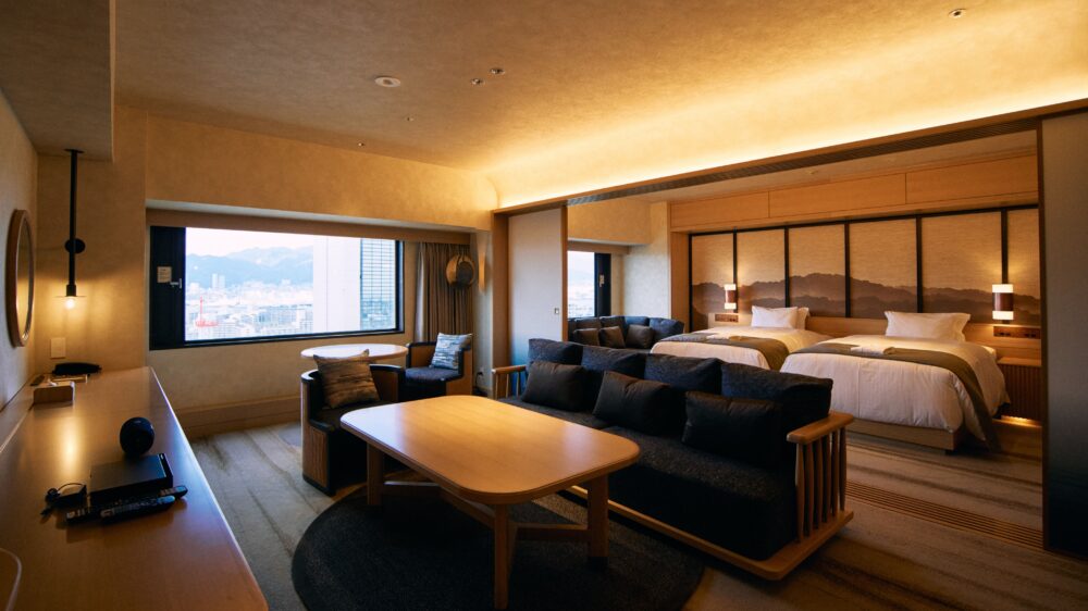 神戸ポートピアホテル エグゼグティブフロア リニューアル サウナ スイートルーム