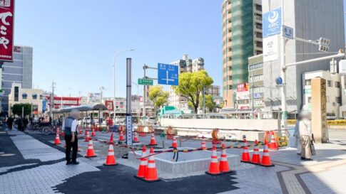 長田駅 再開発 工事 オープンスペース