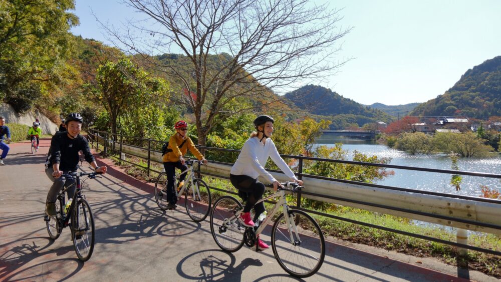 神出山田自転車道 サイクリング シェアサイクル