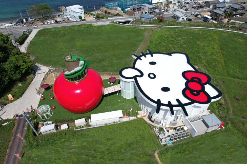 AWAJI HELLO KITTY APPLELAND ハローキティ ポチャッコ イベント グリーティング