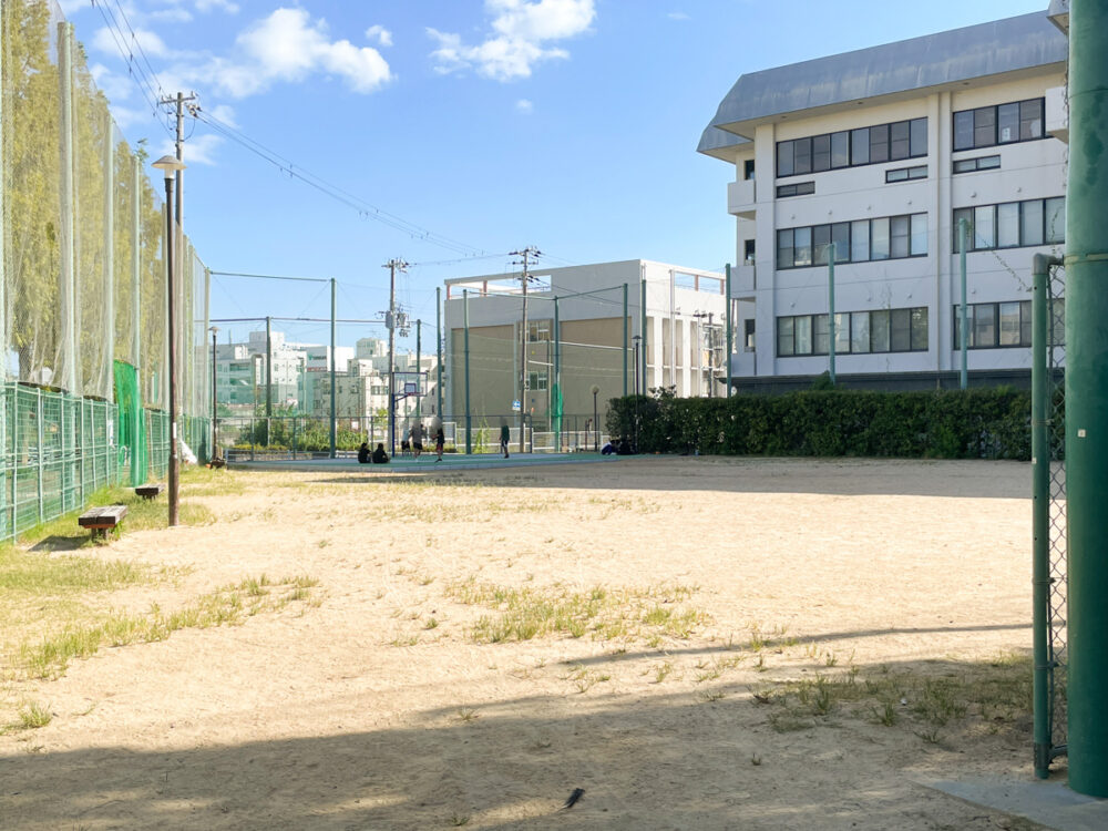 バスケットゴール コート 長田 神楽公園 神戸ストークス