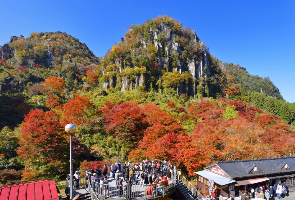 大分 耶馬溪 一目八景 紅葉 ツアー 阪九フェリー