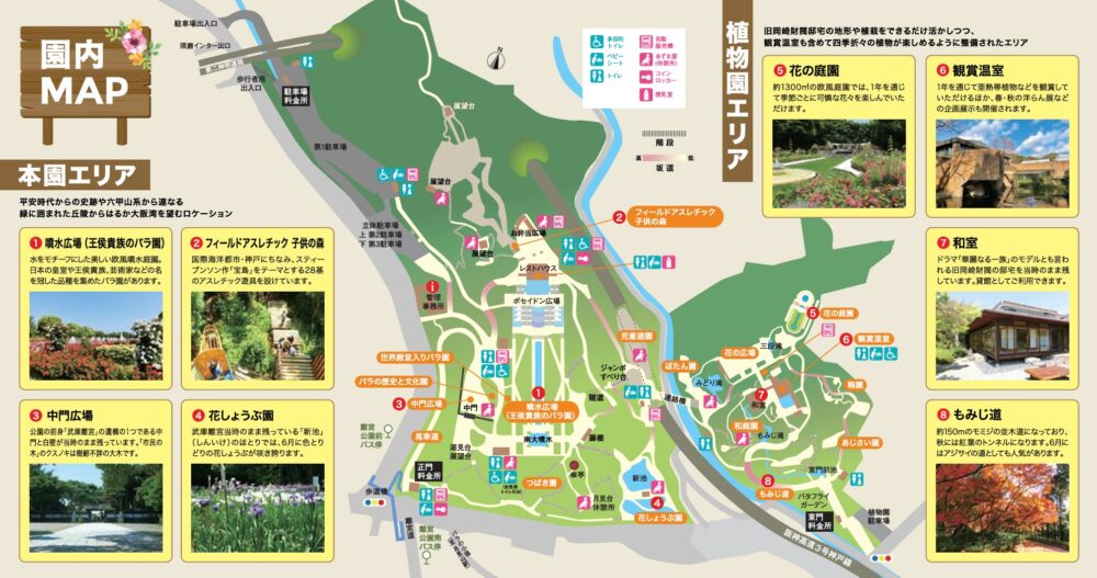 須磨離宮公園 バラ 鑑賞会