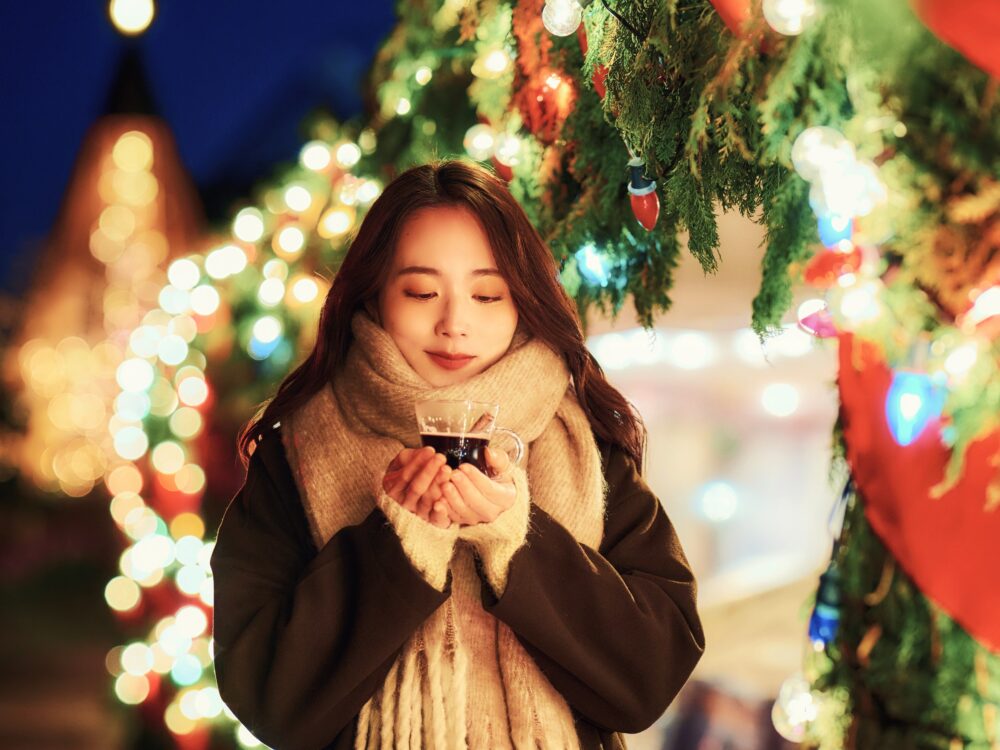 神戸布引ハーブ園 クリスマスマーケット ドイツ祭り タワー イルミネーション