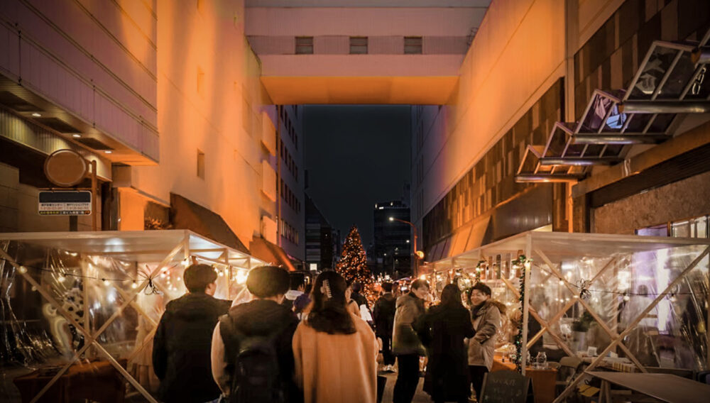 三宮 旧居留地 Kobe City Holidays ホリデイマーケット メリケンパーク 花火 クリスマス