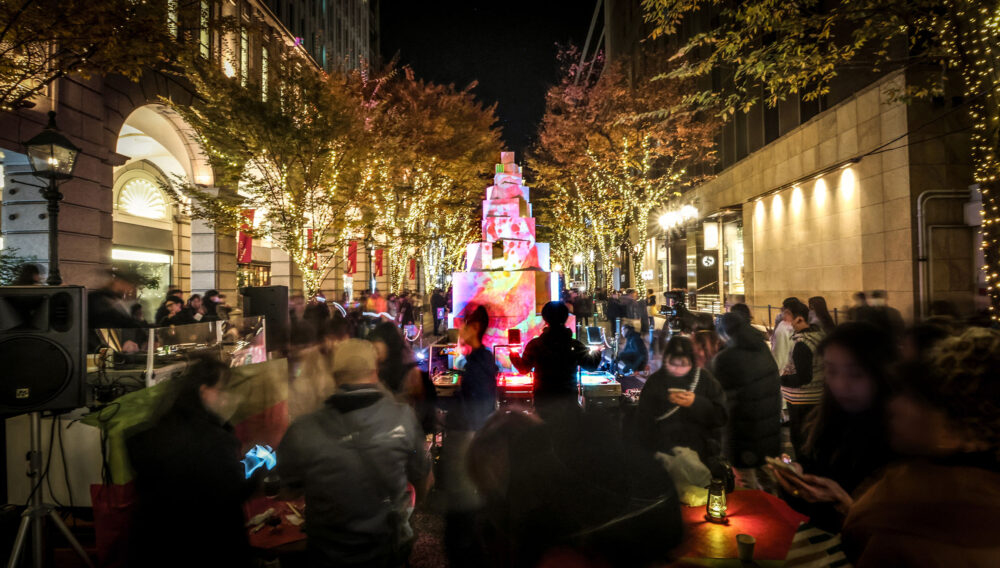 三宮 旧居留地 Kobe City Holidays ホリデイマーケット メリケンパーク 花火 クリスマス