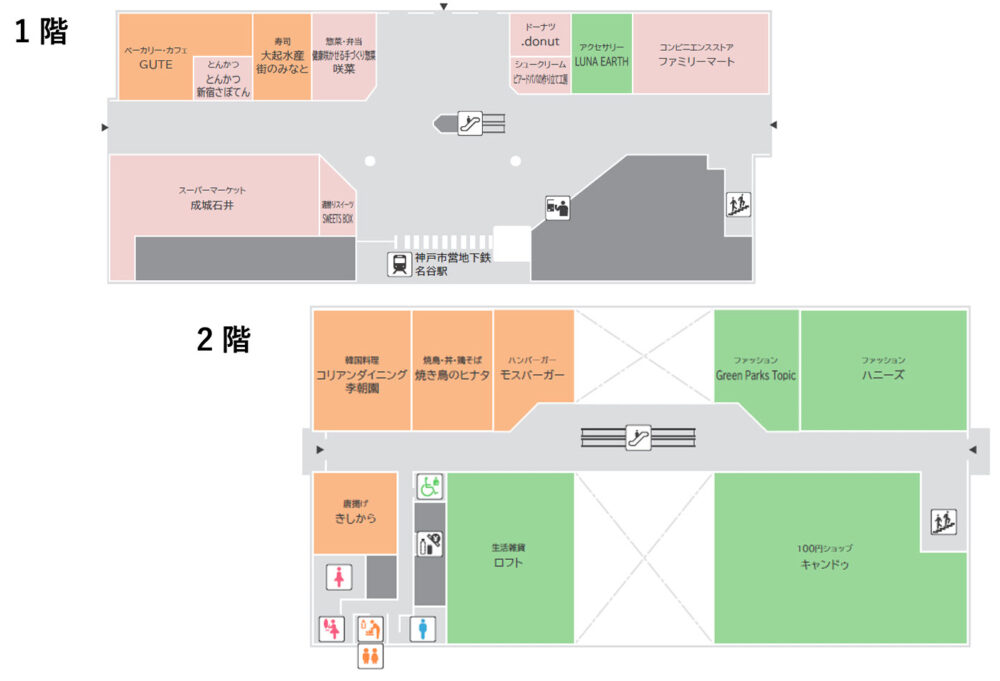 名谷 tete名谷 駅ビル リニューアル グランドオープン ロフト loft 成城石井