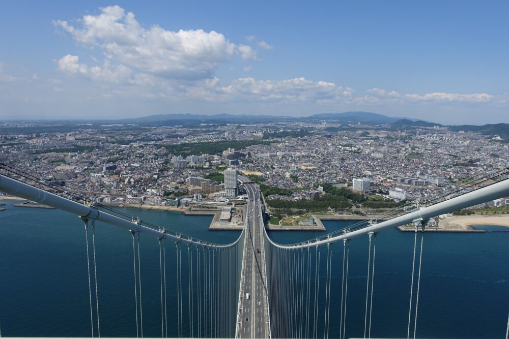 明石海峡大橋 塔頂体験 ブリッジワールド ツアー