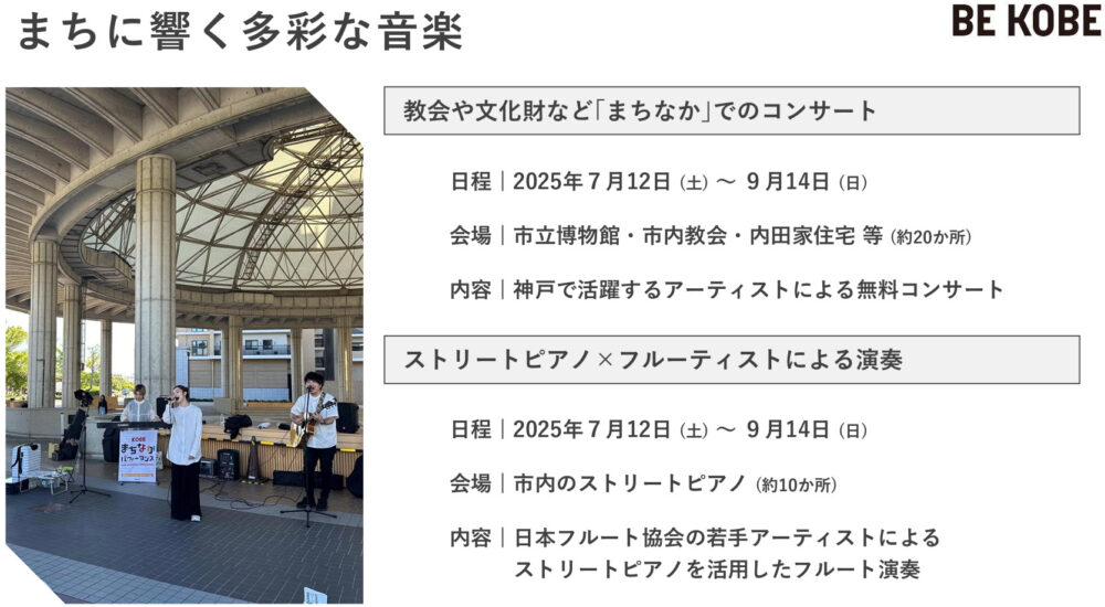 KOBE国際音楽祭2025 神戸市 神戸国際フルートコンクール 神戸文化ホール 神戸国際会議場 西神中央ホール アーティスト 音楽 ライブ コンサート