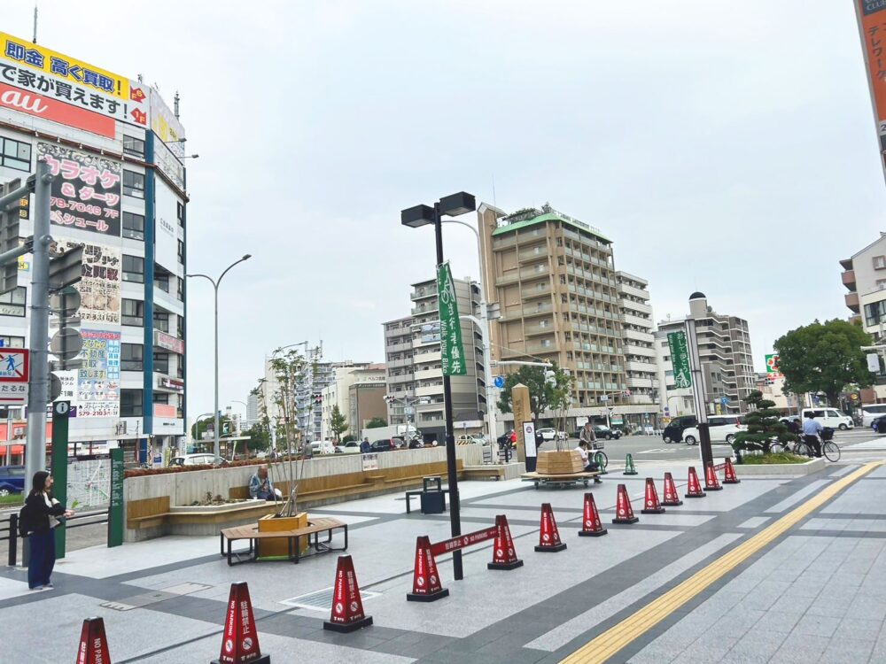 長田駅 再整備 社会実験