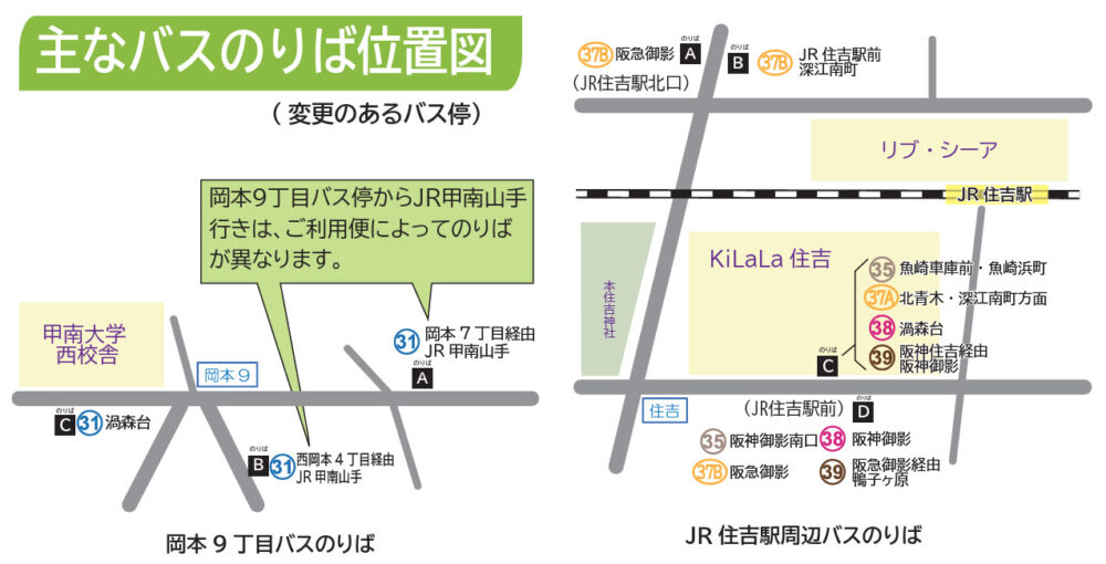 神戸市バス 東灘区 灘区 バス ルート 変更 見直し 