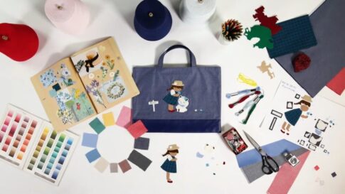 ファミリア 75周年 子ども企画会議 デニムバッグ 体験 制作 イベント