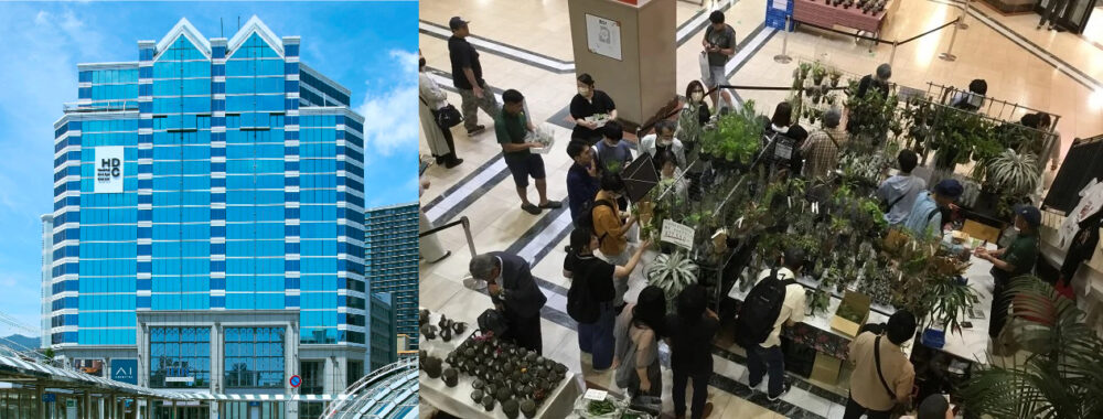 天下一植物界 in HDC神戸 植物 販売 雑貨 アクセサリー 即売会