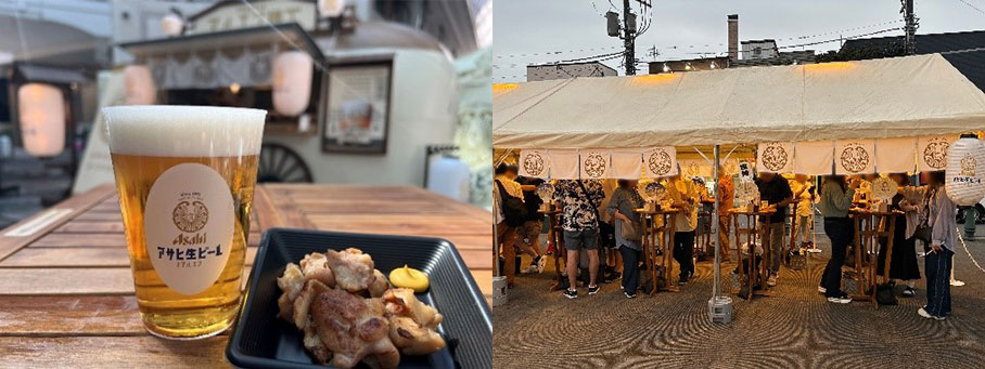 アサヒビール ビール マルエフ 出張マルエフ横丁 神戸 三宮 サンキタ広場