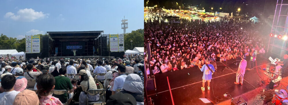 姫路城 姫路 夏祭り サスケ 青いベンチ 音楽 フェス 縁日 子ども イベント