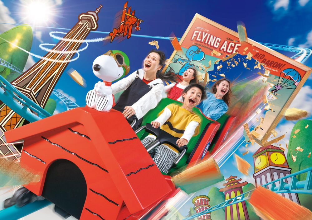USJ ユニバーサル・スタジオ・ジャパン ユニバ 大阪 スヌーピー PEANUTS スヌーピー
・スタジオ リニューアル オープン ライド プレイランド アトラクション フォトスポット