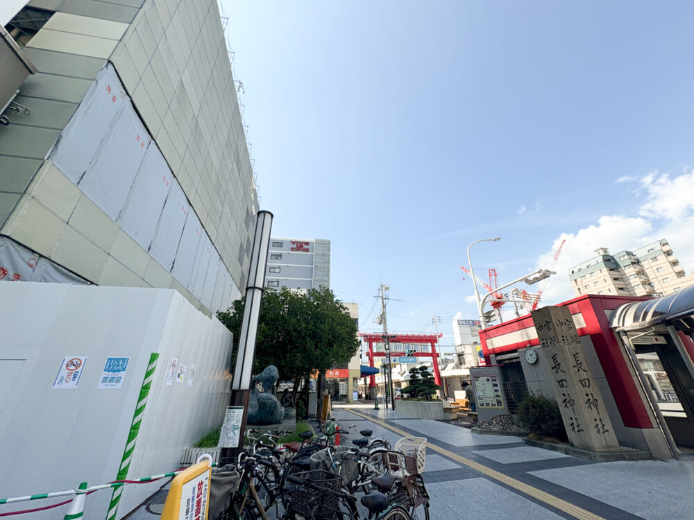地下鉄 長田駅 三井住友銀行 長田支店 解体 工事 再整備 SMBC まちづくり 神戸