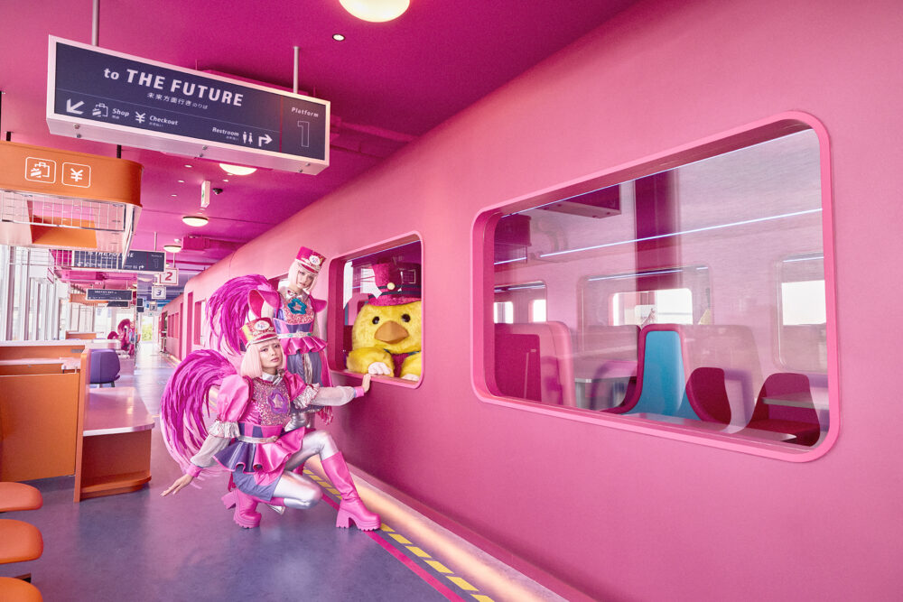 FUTURE TRAIN KYOTO DINER & CAFE 京都 梅小路は井ライン レストラン サンダーバード 電車 鉄道 体験