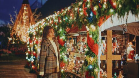 神戸布引ハーブ園 新神戸 神戸 北野 クリスマスマーケット クリスマス イルミネーション ライトアップ クリスマスツリー