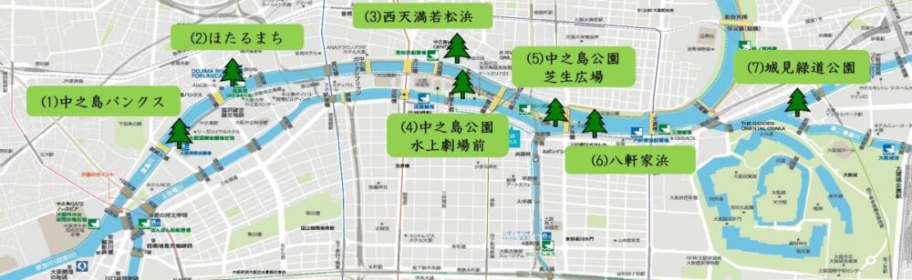 ドリカム DREAMS COME TRUE 大阪 中之島 ライトアップ イルミネーション ドリカムツリー クルーズ 光の中之島クルーズ