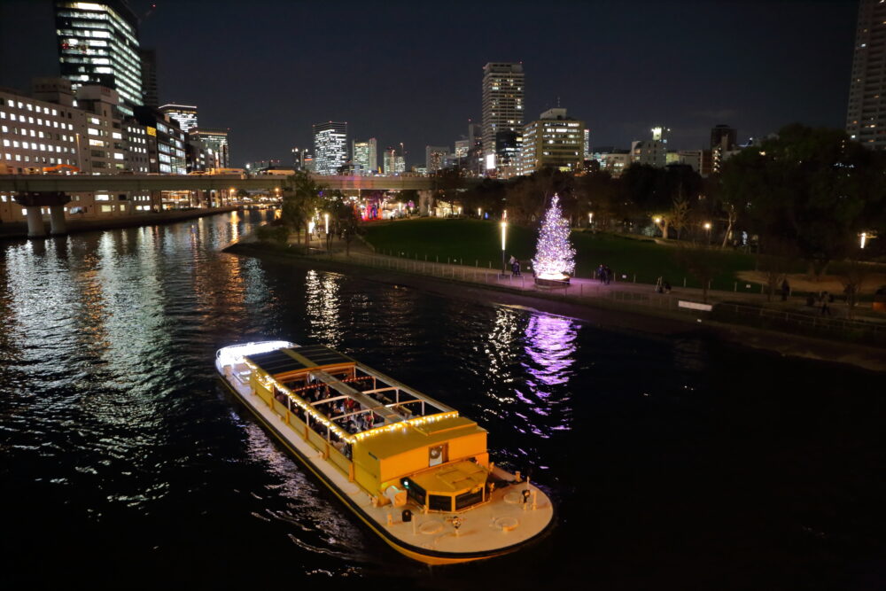 ドリカム DREAMS COME TRUE 大阪 中之島 ライトアップ イルミネーション ドリカムツリー クルーズ 光の中之島クルーズ