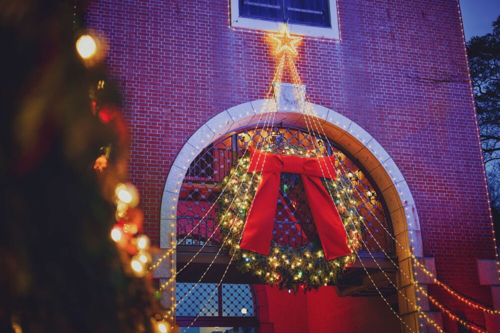 神戸布引ハーブ園 新神戸 神戸 北野 クリスマスマーケット クリスマス イルミネーション ライトアップ クリスマスツリー