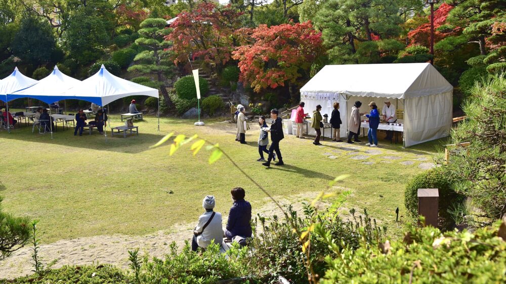 県庁前 神戸 相楽園 日本庭園 重要文化財 公開 イベント お茶席 ライトアップ ライブ