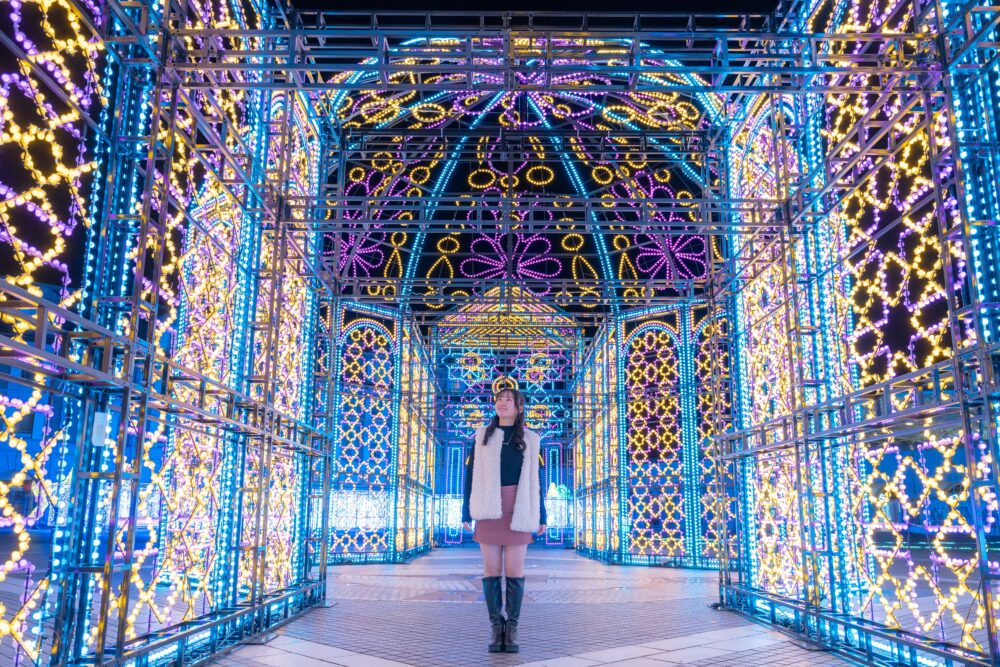 道の駅 フルーツ・フラワーパーク大沢 神戸イルミナージュ 神戸 イルミネーション イベント カウントダウン 