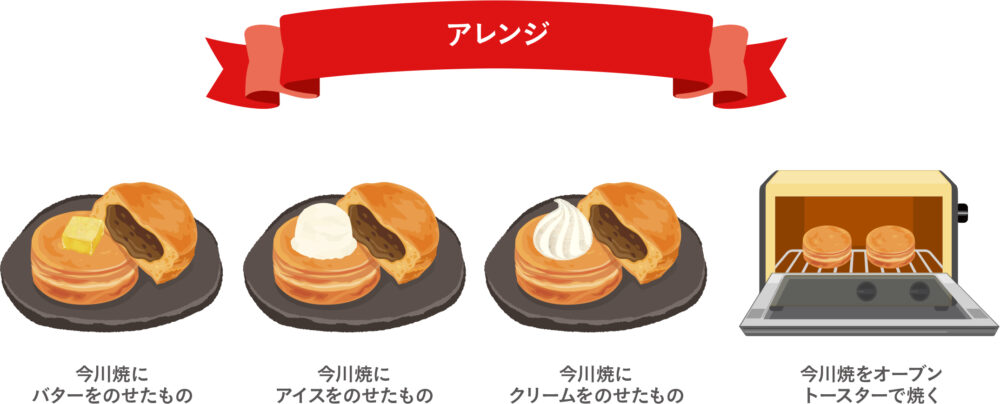 今川焼 回転焼 御座候 大判焼き