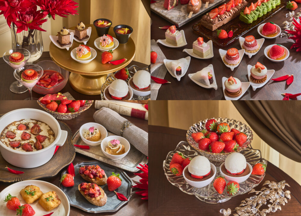 ザ・リッツ・カールトン大阪 いちご 苺 アフタヌーンティー ビュッフェ ブッフェ 大阪