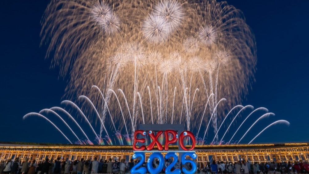 JAPAN FIREWORKS EXPO 花火大会 大阪・関西万博 大阪万博 万博 花火