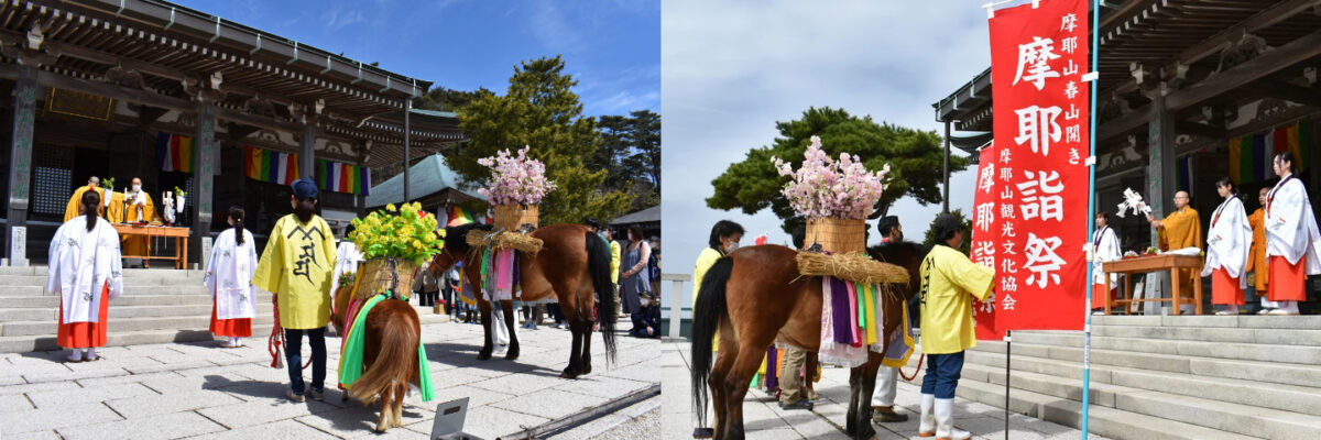 摩耶山 春山開き 天上寺 風習 行事 摩耶詣 摩耶詣祭 馬 掬星台 灘 神戸