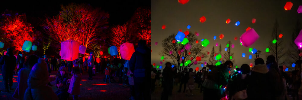 大阪 藤井寺 道明寺天満宮 菅原道真 カルチャーナイト ライトアップ スカイランタン イベント