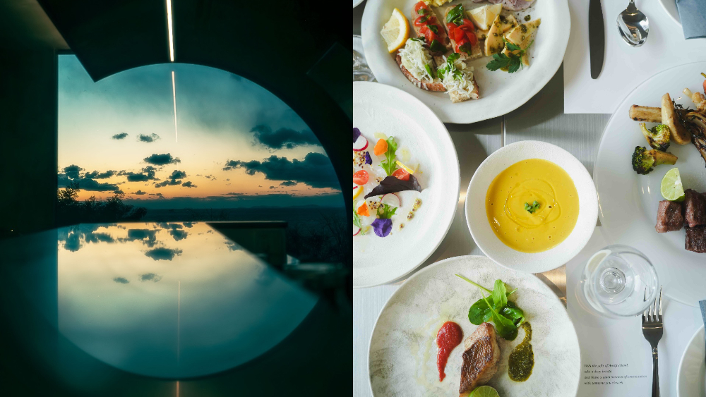 オーベルジュ リトリート 淡路島 Over the MOON オープン レストラン