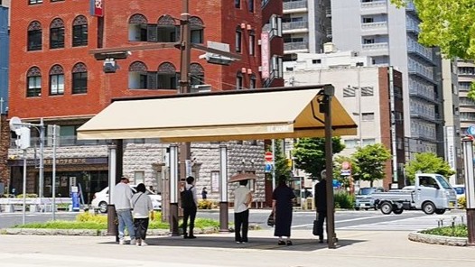 スマートシェード 日傘 神戸 三宮 元町 木陰