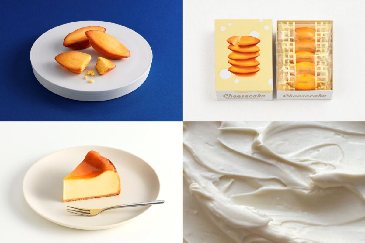 ユーハイムの新商品チーズケーキとパッケージ