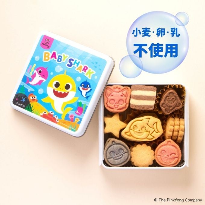 Pinkfong＆Baby Sharkクッキー缶