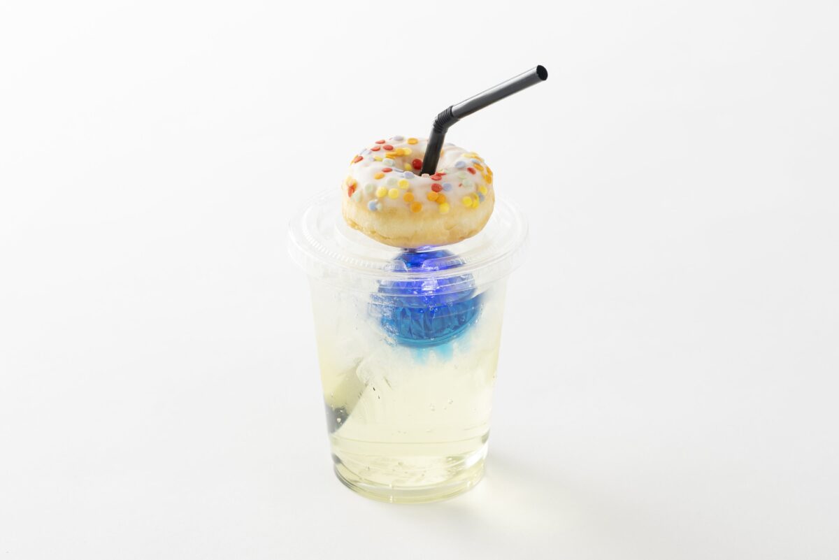 ぷかぷかクラゲのドーナツ付きドリンク