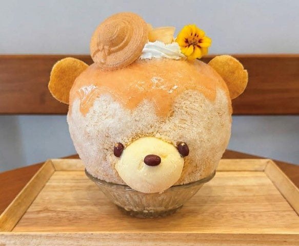 TAKAMIOKAKI まるごと桃と紅茶なテディベア氷
