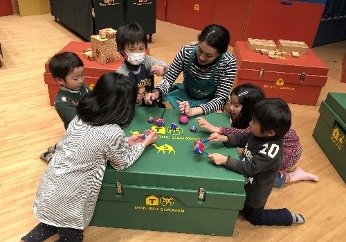 木育インストラクター養成講座での木のおもちゃ体験