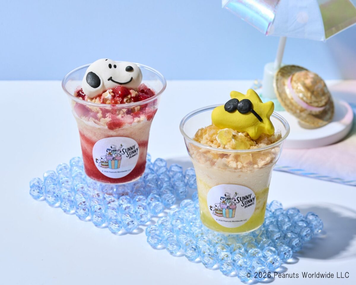 ケーキリンク ピーナッツのスヌーピーアイスパフェ