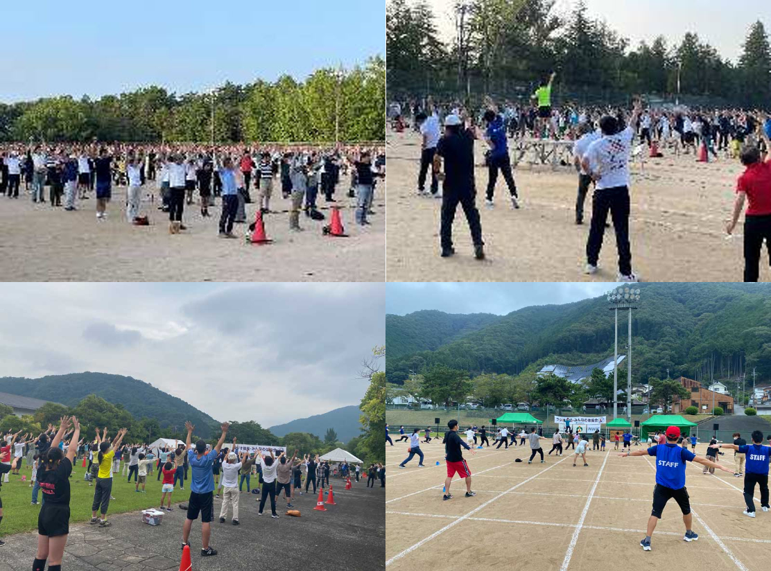 巡回 ラジオ体操 みんなの体操会 神戸 舞多聞小学校