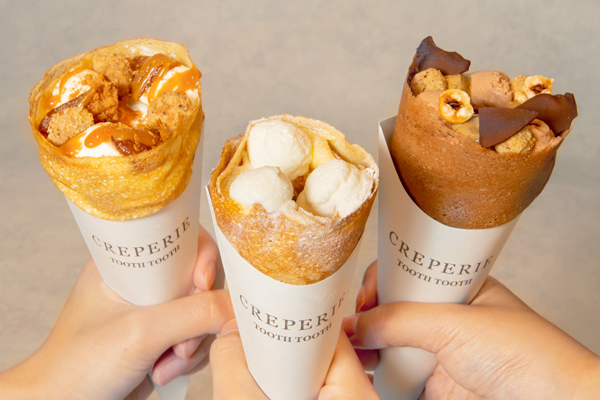 CREPERIE TOOTH TOOTH MART FOOD HALL&NIGHT FES ポートミュージアム 神戸 フードホール クレープ