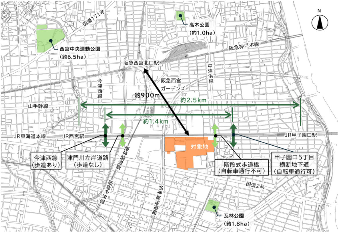 西宮市 津門飯田町 再開発 整備 森永乳業工場跡地